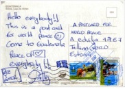 Card from Guatemala